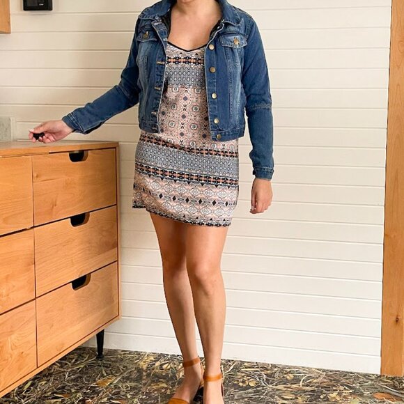 Aztec Print Summer Mini Dress - Picture 6 of 6